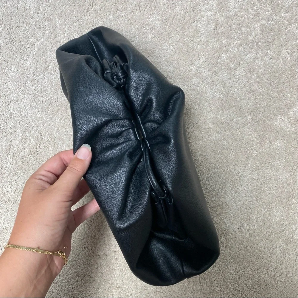 NWOT Amazon the drop black clutch - Picture 3 of 8